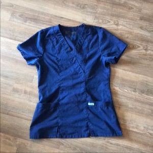 Greys anatomy by barco navy scrub top